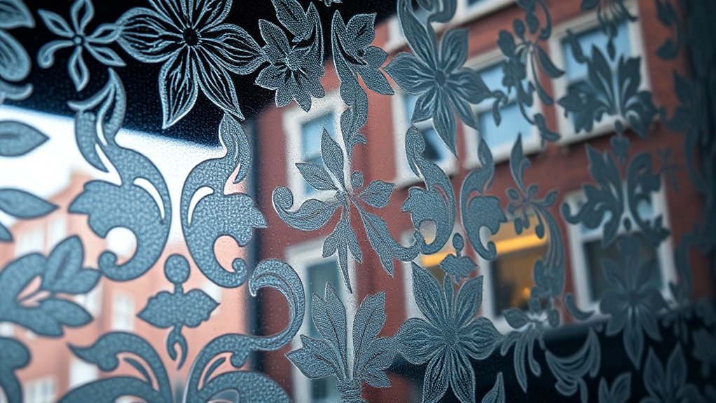 Patterned Decorative Glass West Kensington